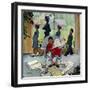 "Sunday Morning", May 16,1959-Norman Rockwell-Framed Giclee Print