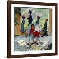 "Sunday Morning", May 16,1959-Norman Rockwell-Framed Giclee Print