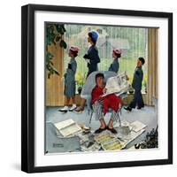 "Sunday Morning", May 16,1959-Norman Rockwell-Framed Premium Giclee Print