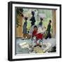 "Sunday Morning", May 16,1959-Norman Rockwell-Framed Premium Giclee Print