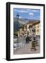 Sunday Morning Meeting, Domaso, Italian Lakes, Lombardy, Italy, Europe-James Emmerson-Framed Photographic Print