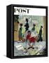 "Sunday Morning" Saturday Evening Post Cover, May 16,1959-Norman Rockwell-Framed Stretched Canvas