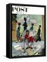 "Sunday Morning" Saturday Evening Post Cover, May 16,1959-Norman Rockwell-Framed Stretched Canvas
