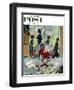 "Sunday Morning" Saturday Evening Post Cover, May 16,1959-Norman Rockwell-Framed Giclee Print