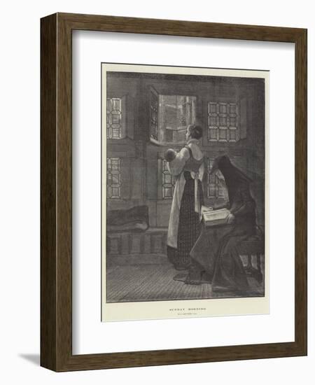 Sunday Morning-Sir Lawrence Alma-Tadema-Framed Giclee Print