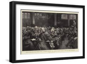 Sunday Music for the Indigent Poor-Clement Flower-Framed Giclee Print