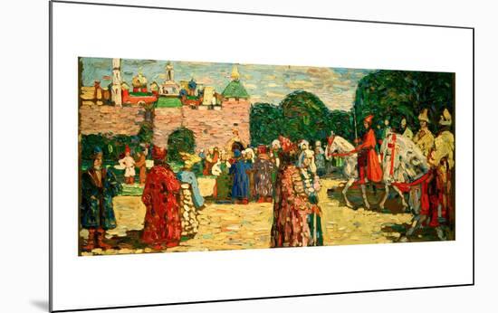 Sunday (Old Russian), 1904-Wassily Kandinsky-Mounted Giclee Print