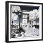 Sunday Paris - In the Style of Oil Painting-Philippe Hugonnard-Framed Giclee Print