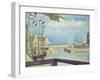 Sunday, Port-En-Bessin, 1888-Georges Seurat-Framed Giclee Print