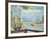 Sunday, Port-En-Bessin, 1888-Georges Seurat-Framed Giclee Print