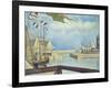 Sunday, Port-En-Bessin, 1888-Georges Seurat-Framed Giclee Print