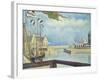 Sunday, Port-En-Bessin, 1888-Georges Seurat-Framed Giclee Print