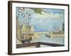 Sunday, Port-En-Bessin, 1888-Georges Seurat-Framed Giclee Print