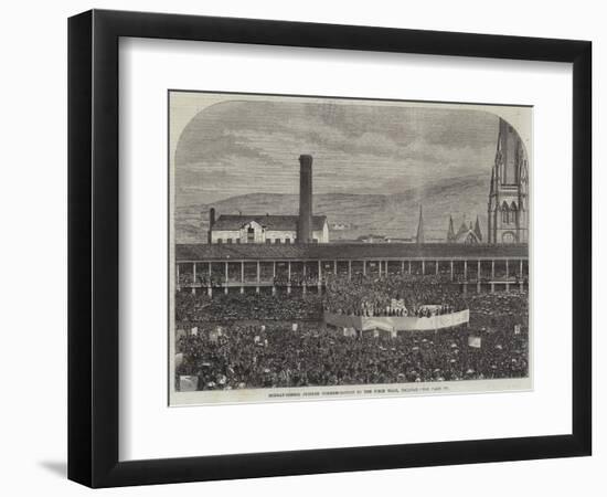 Sunday-School Jubilee Commemoration in the Piece Hall, Halifax-null-Framed Giclee Print