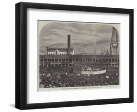 Sunday-School Jubilee Commemoration in the Piece Hall, Halifax-null-Framed Giclee Print