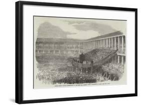 Sunday-School Jubilee Commemoration in the Piece Hall, Halifax-null-Framed Giclee Print