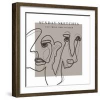 Sunday Sketches-Gabriella Roberg-Framed Giclee Print