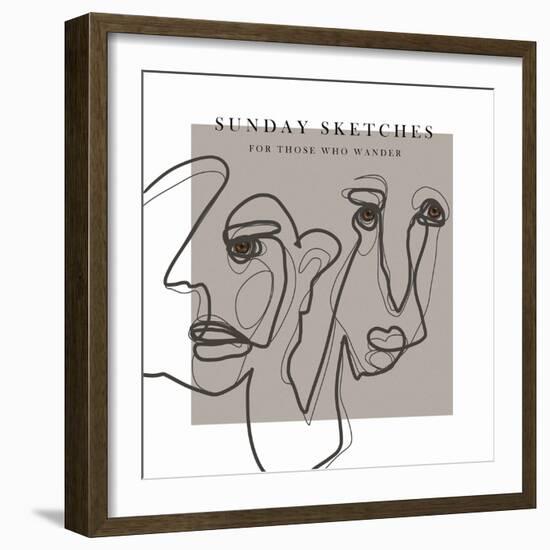 Sunday Sketches-Gabriella Roberg-Framed Giclee Print