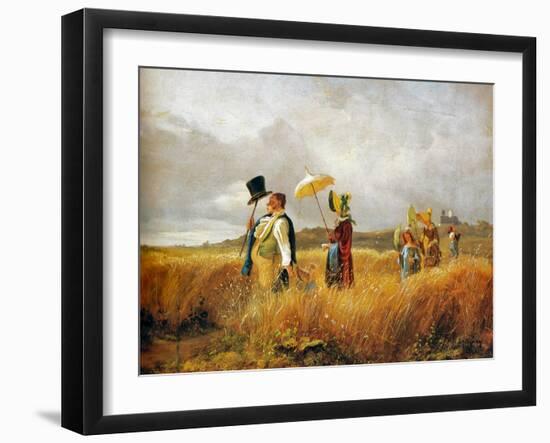 Sunday Stroll-Carl Spitzweg-Framed Giclee Print