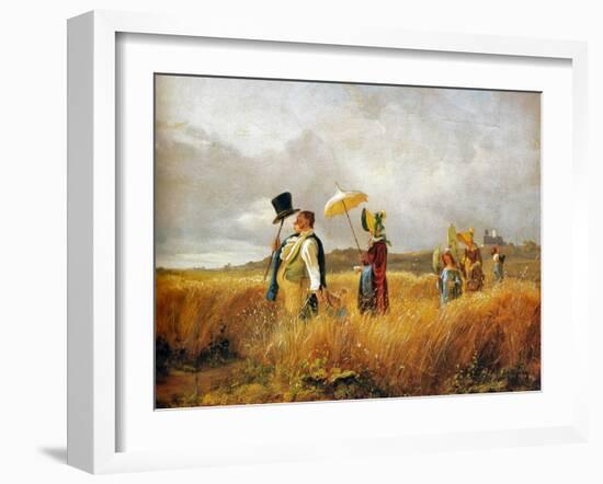 Sunday Stroll-Carl Spitzweg-Framed Giclee Print