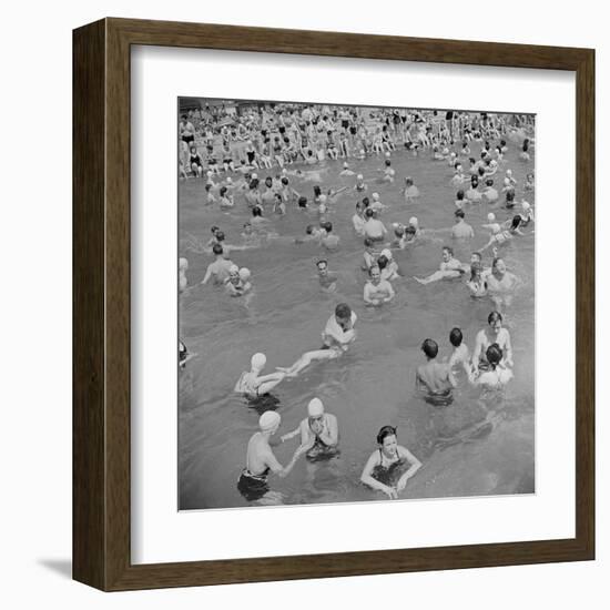 Sunday Swimmers-The Chelsea Collection-Framed Art Print