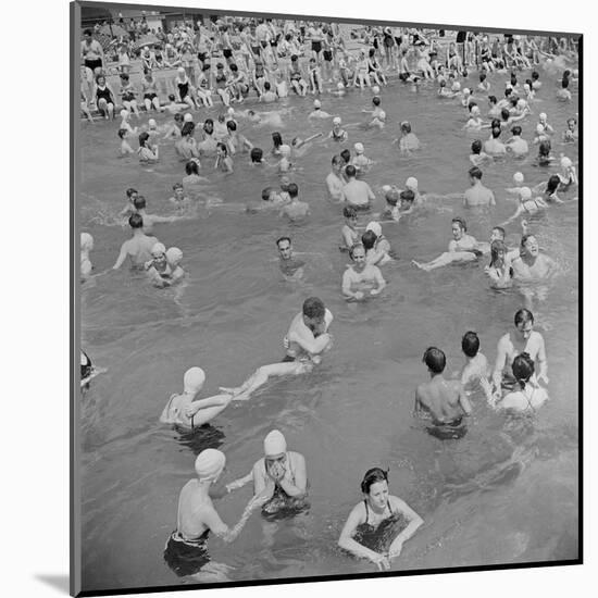 Sunday Swimmers-The Chelsea Collection-Mounted Art Print