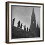 Sunday Volunteer Workers Working in the Martin Luther Platz-William Vandivert-Framed Photographic Print