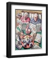 Sunday-PJ Crook-Framed Giclee Print