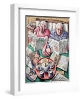 Sunday-PJ Crook-Framed Giclee Print