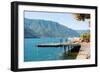Sundeck and Floating Pool at Grand Hotel, Tremezzo, Lake Como, Lombardy, Italy-null-Framed Premium Photographic Print