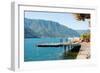 Sundeck and Floating Pool at Grand Hotel, Tremezzo, Lake Como, Lombardy, Italy-null-Framed Premium Photographic Print
