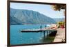 Sundeck and Floating Pool at Grand Hotel, Tremezzo, Lake Como, Lombardy, Italy-null-Framed Photographic Print