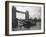 Sunderland Flying Boat Being Displayed by Tower Bridge-null-Framed Photographic Print