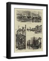 Sunderland Illustrated-null-Framed Giclee Print