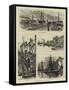 Sunderland Illustrated-null-Framed Stretched Canvas