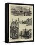 Sunderland Illustrated-null-Framed Stretched Canvas