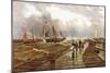 Sunderland Piers, 1843, 1886-John James Syer-Mounted Giclee Print