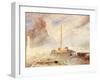 Sunderland Piers in a Storm-Thomas Miles Richardson-Framed Giclee Print