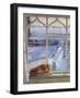 Sundial and Cat-Timothy Easton-Framed Giclee Print