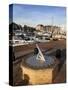 Sundial at Ipswich Haven Marina, Ipswich, Suffolk, England, United Kingdom, Europe-Mark Sunderland-Stretched Canvas