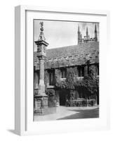 Sundial, Corpus Christi College, Oxford, Oxfordshire, 1924-1926-Herbert Felton-Framed Giclee Print