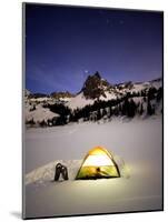 Sundial Peak under the Stars. Big Cottonwood Canyon, Utah-Lindsay Daniels-Mounted Photographic Print