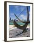 Sundial Sculpture at the Adler Planetarium Sundial and City Skyline, Chicago, Illinois, USA-Amanda Hall-Framed Photographic Print