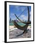 Sundial Sculpture at the Adler Planetarium Sundial and City Skyline, Chicago, Illinois, USA-Amanda Hall-Framed Photographic Print