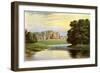 Sundorne Castle, Near Shrewsbury, Shropshire, Home of the Corbet-Pigott Family, C1880-Benjamin Fawcett-Framed Giclee Print