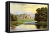 Sundorne Castle, Near Shrewsbury, Shropshire, Home of the Corbet-Pigott Family, C1880-Benjamin Fawcett-Framed Stretched Canvas