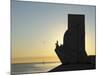 Sundown at the Monument to the Discoveries (Padrao Dos Descobrimentos) by the River Tagus (Rio Tejo-Stuart Forster-Mounted Photographic Print