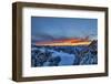 Sundown at Watzmann with Steinernes Meer, Loferer Steinberge, Central Alps-Stefan Sassenrath-Framed Photographic Print