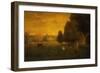 Sundown Brilliance-George Inness, Sr.-Framed Giclee Print