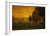 Sundown Brilliance-George Inness, Sr.-Framed Giclee Print